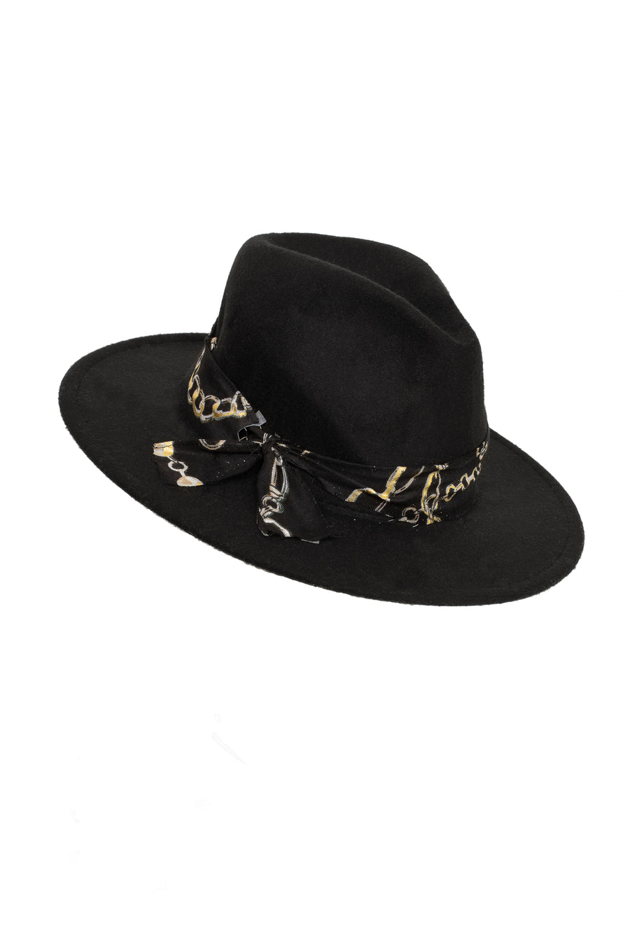 Black Fedora Hat 