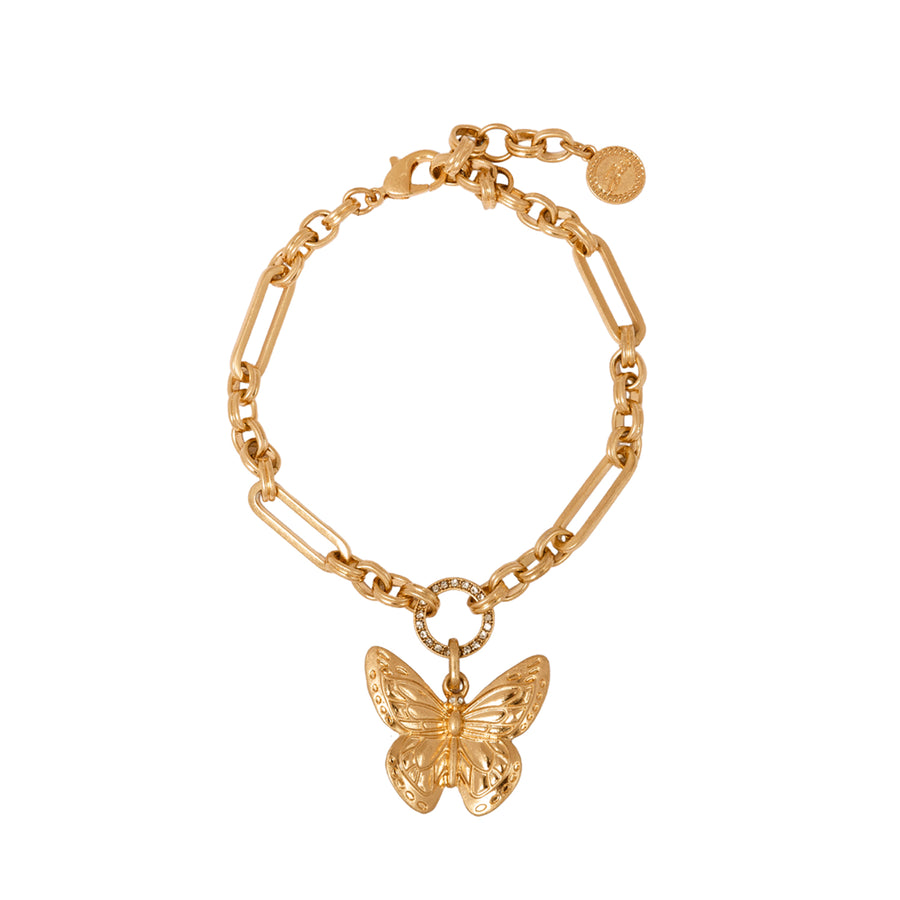 Serene Wings Butterfly Bracelet Gold