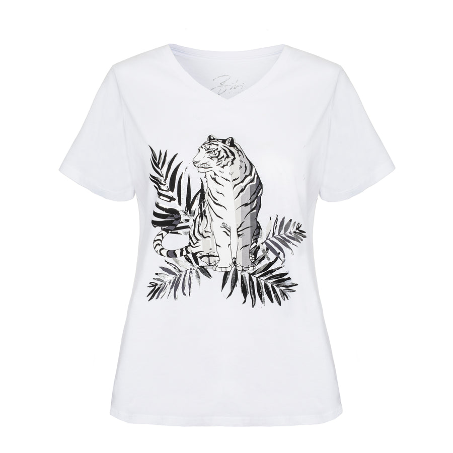Black & White Tiger T-shirt