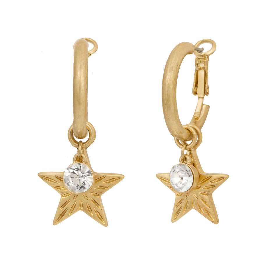 Starburst Interchangeable Hoop Earrings