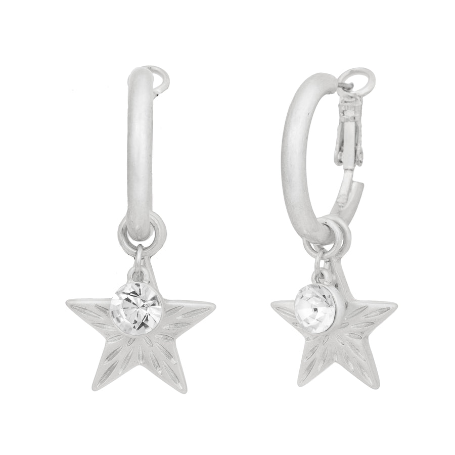 Starburst Interchangeable Hoop Earrings