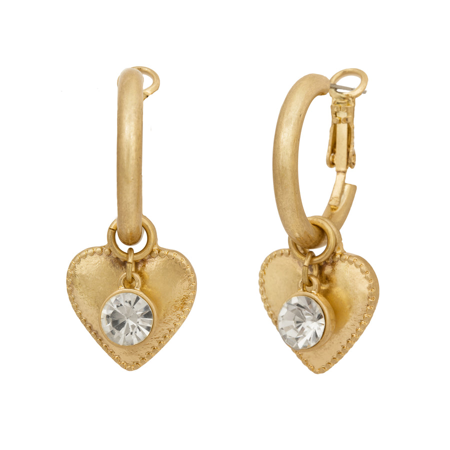 Love Hearts Interchangeable Hoop Earrings