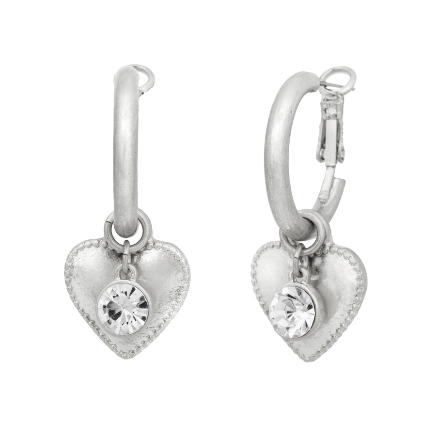 Love Hearts Interchangeable Hoop Earrings