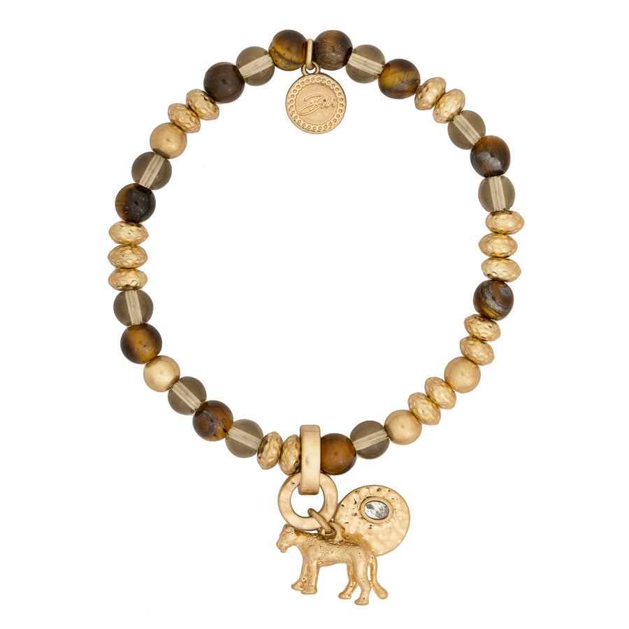 Majesty Lioness Charm Bracelet