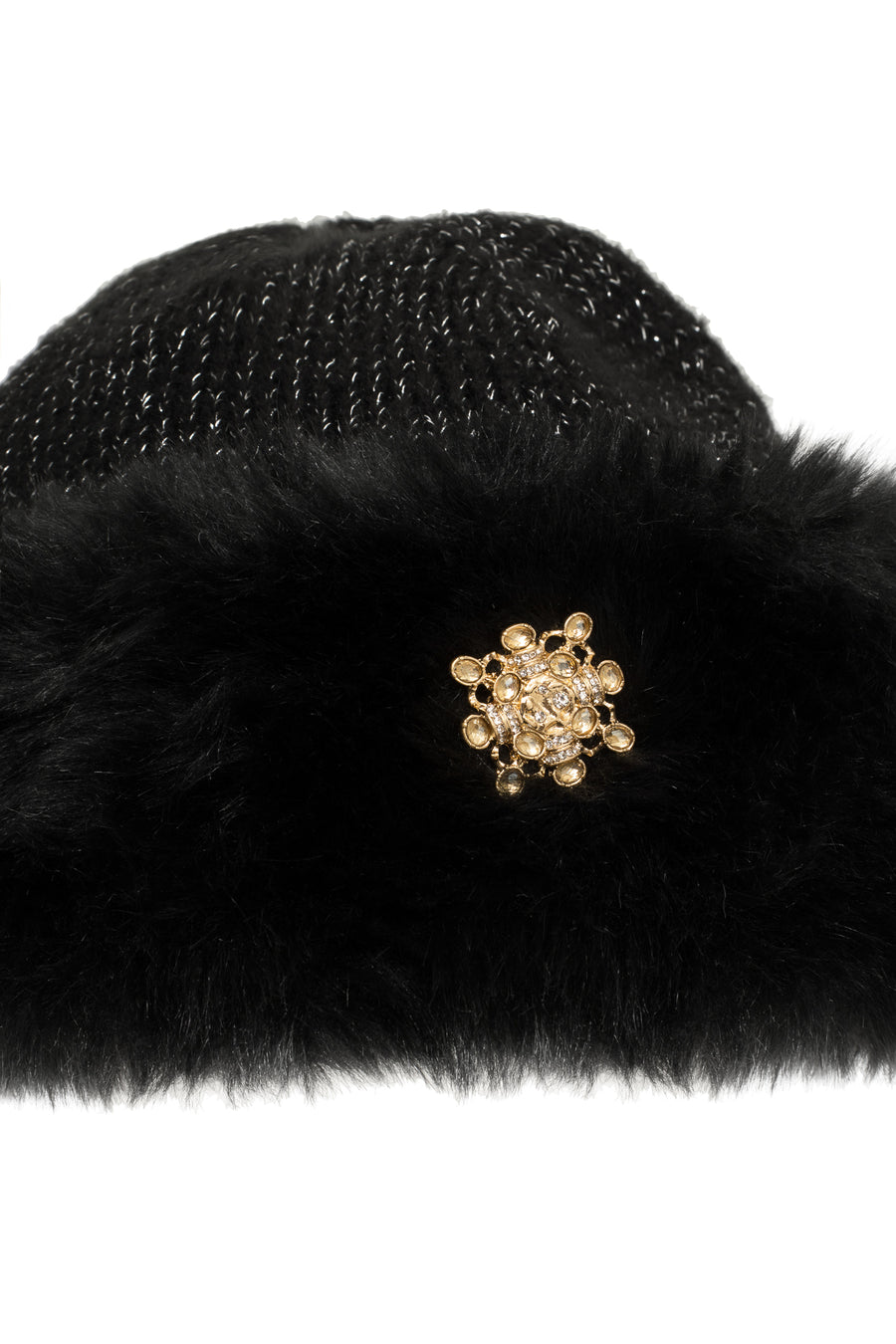 Cozy Hat And Brooch 