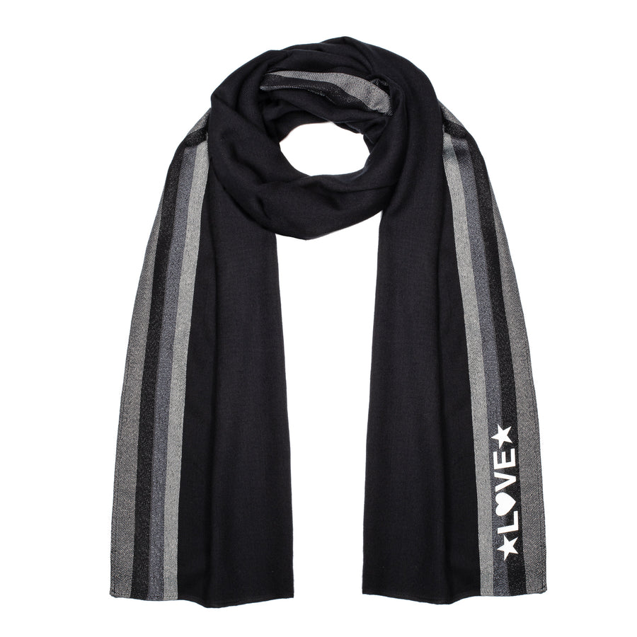 Black 'Endless Love' Scarf