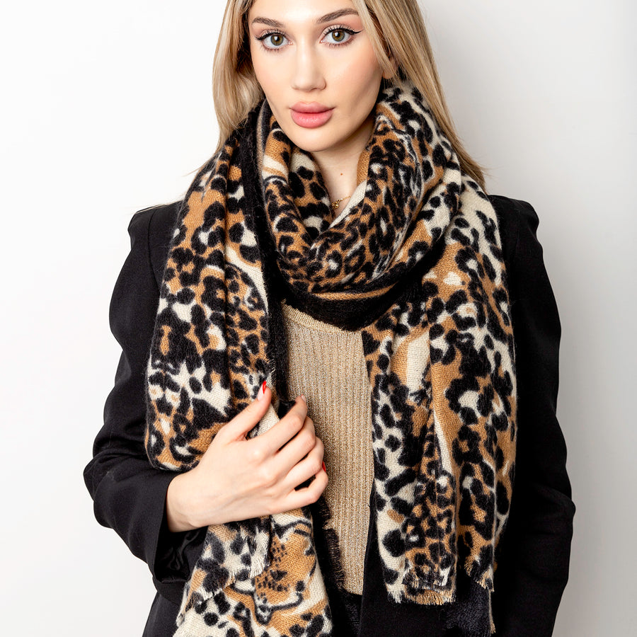 Wildcat Large Rectangular Scarf