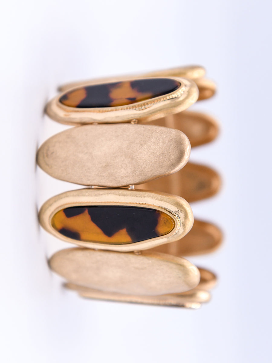 Tortoise Shell Stretch Bracelet