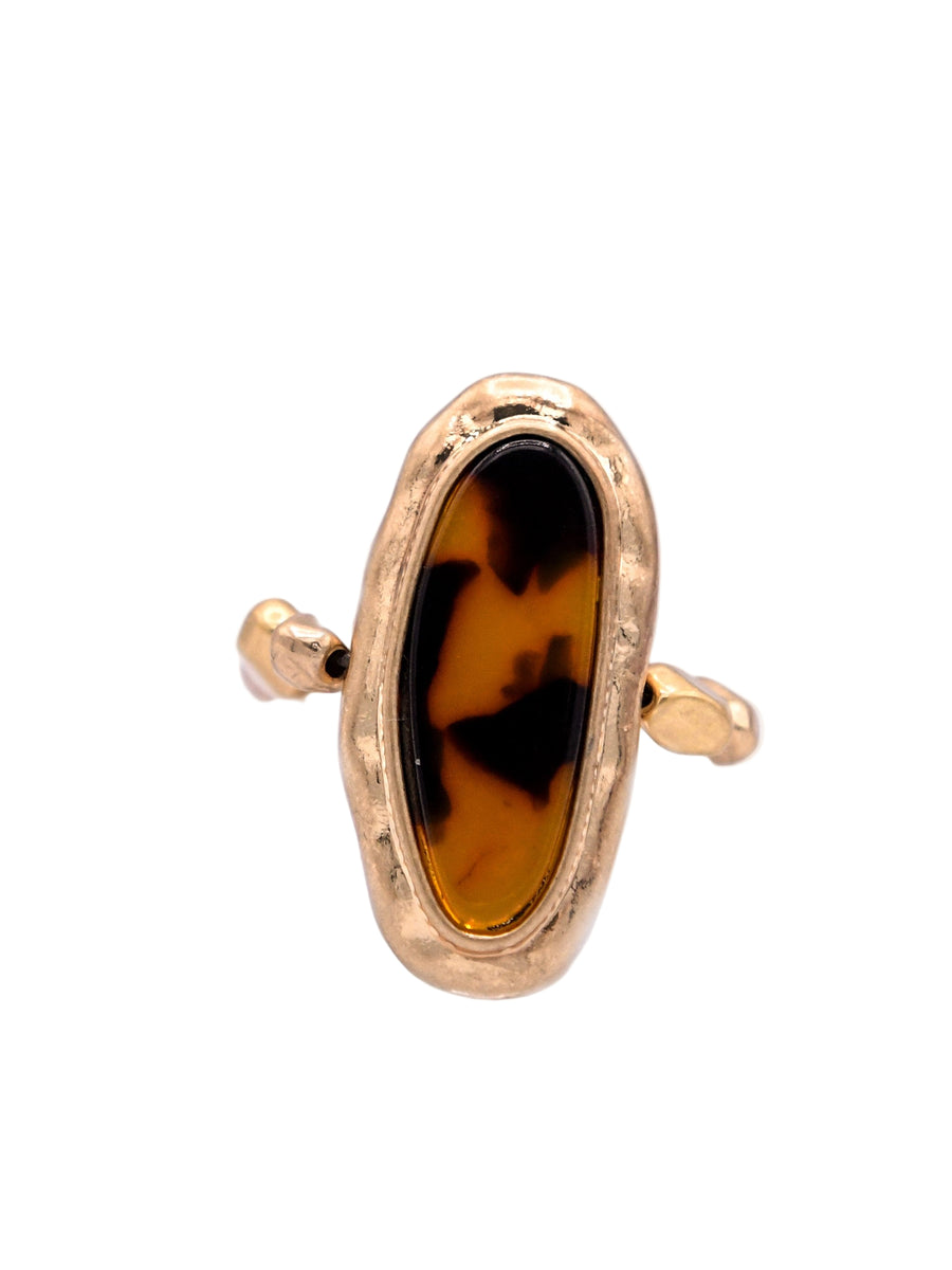 Tortoise Shell Stretch Ring