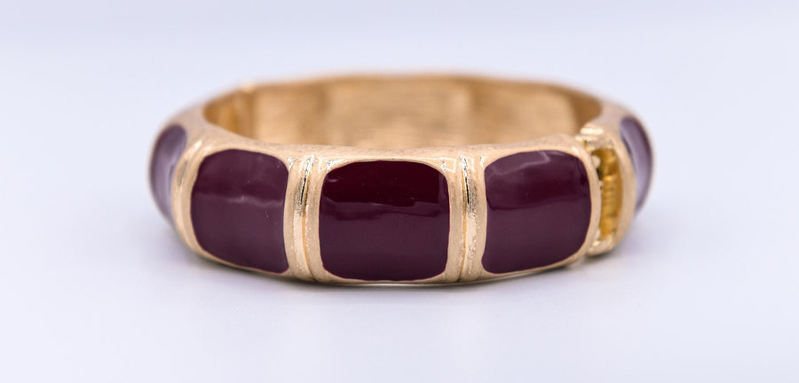 Enamel Bamboo cuff