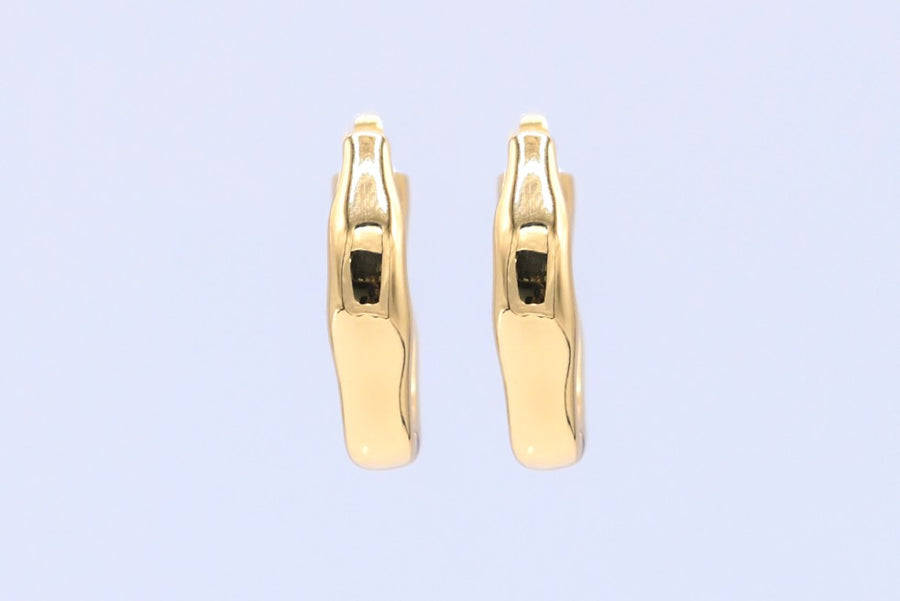 Sculptural Chunky Hoop