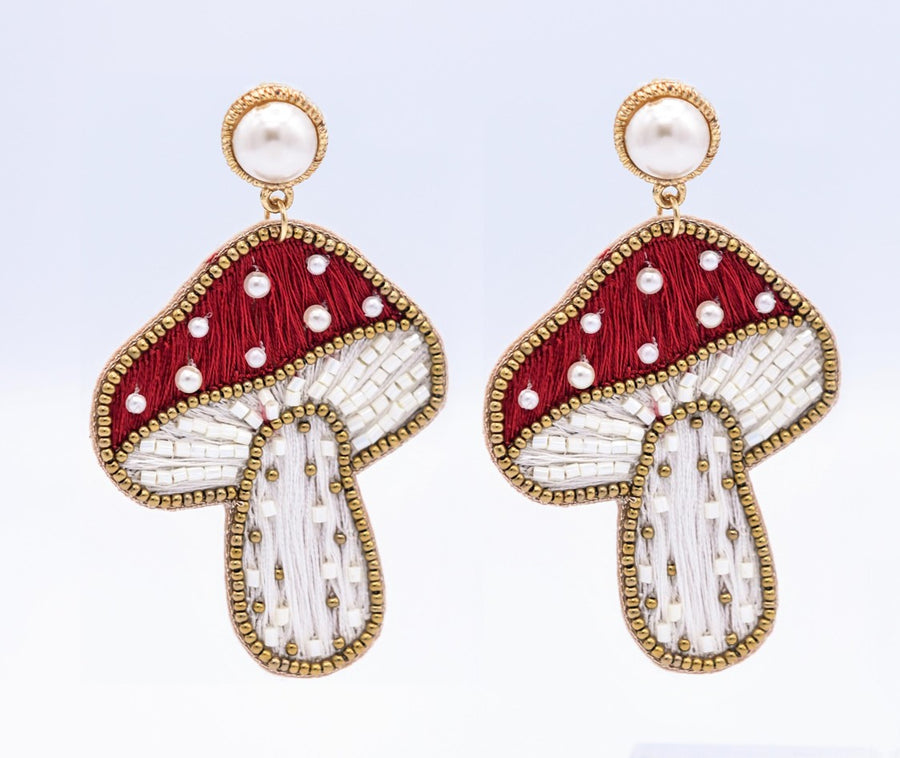 Mushroom Earrings