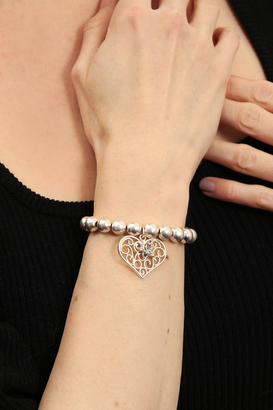 Bibi Bijoux Silver Filigree Heart Gift Set