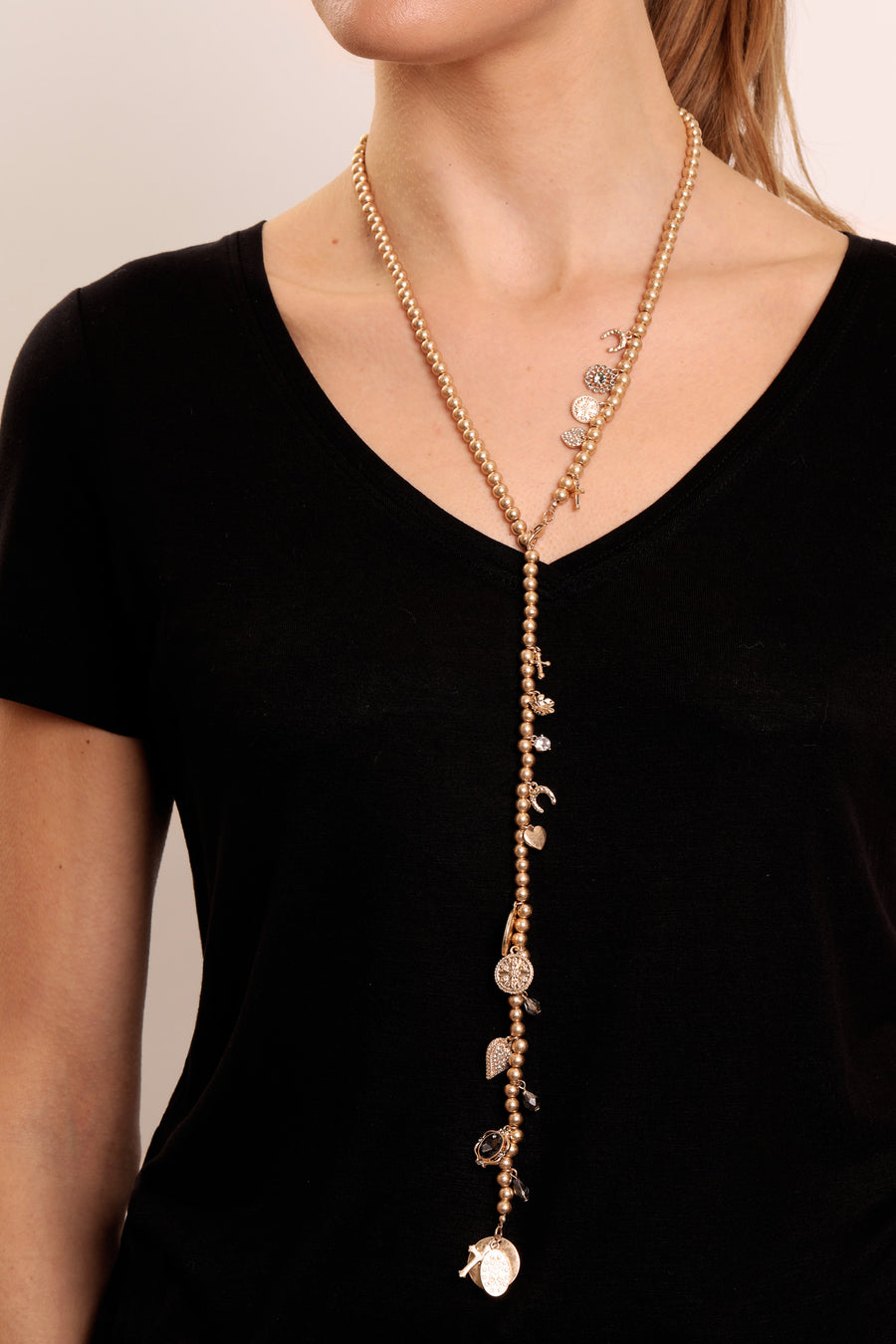 Bibi Bijoux Gold Lucky Charm Necklace