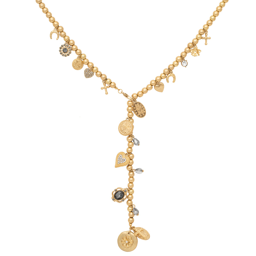Bibi Bijoux Gold Lucky Charm Necklace