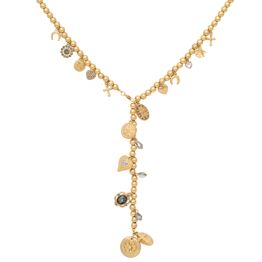 Bibi Bijoux Gold Lucky Charm Necklace