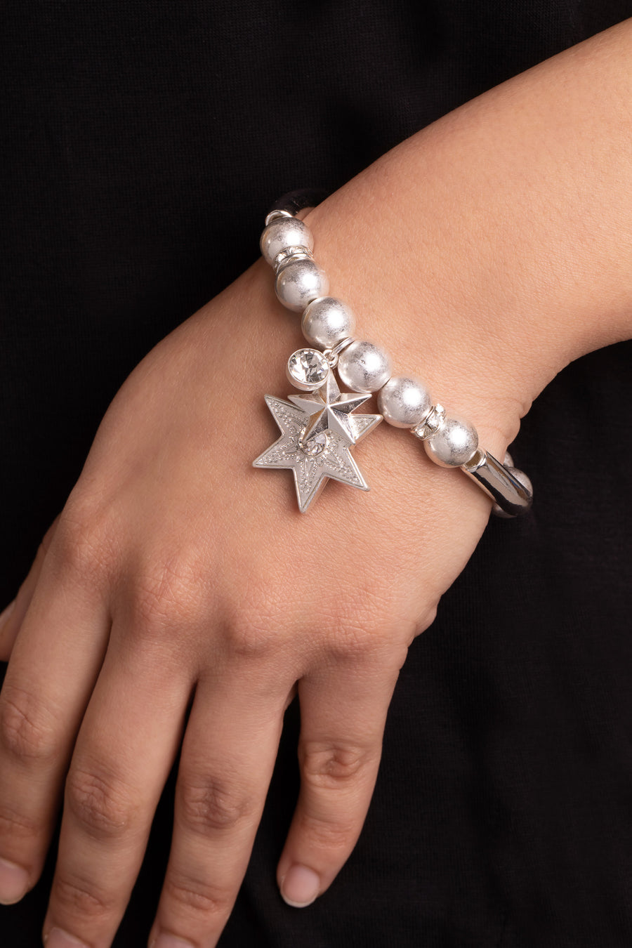 Bibi Bijoux Silver Star Ball Bracelet