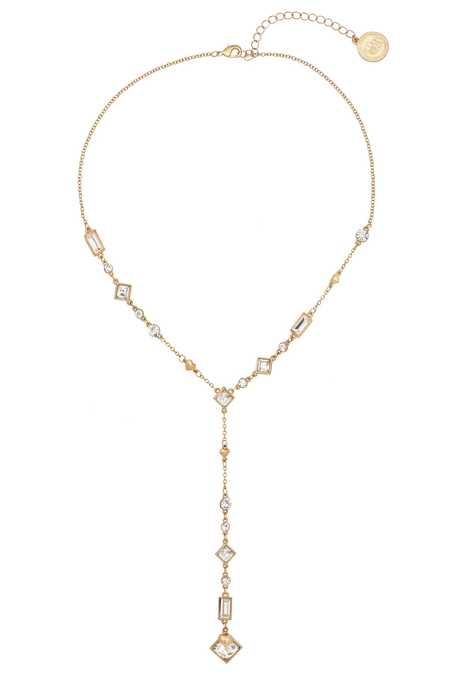 Bibi Bijoux Gold Vintage Crystal Necklace