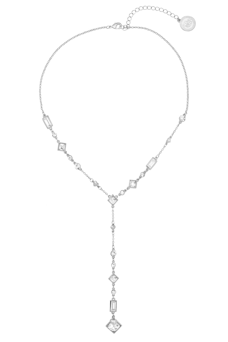 Bibi Bijoux Silver Vintage Crystal Necklace