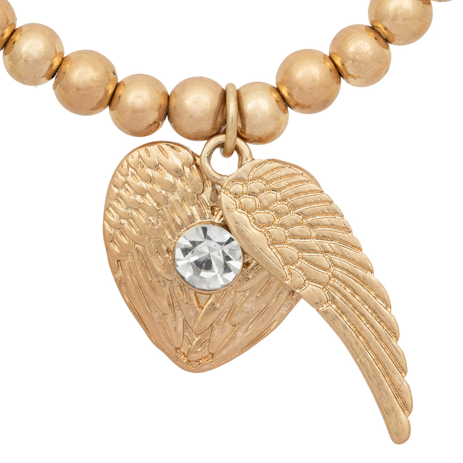 Bibi Bijoux Gold Angelic Ball Necklace