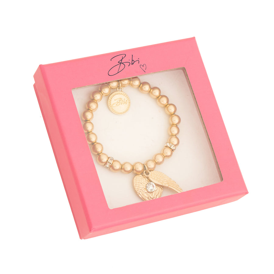 Bibi Bijoux Gold Angelic Ball Bracelet
