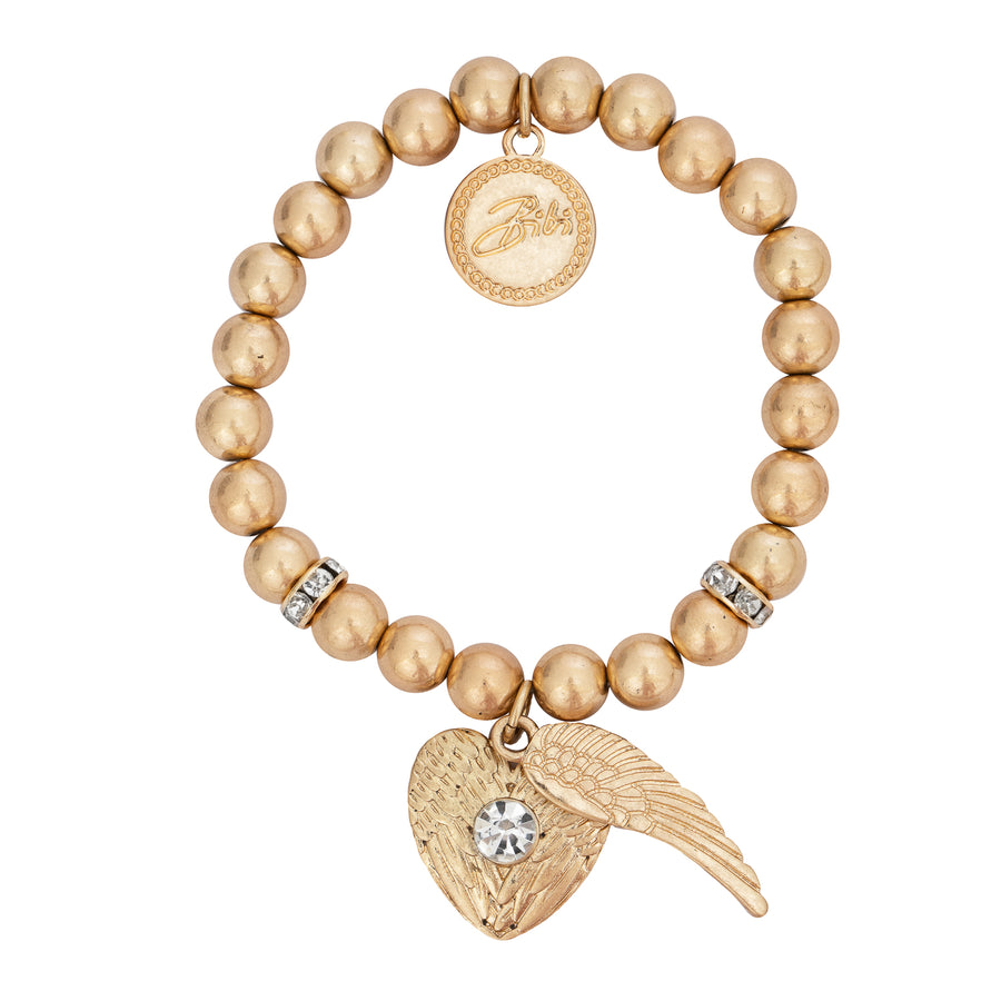 Bibi Bijoux Gold Angelic Ball Bracelet