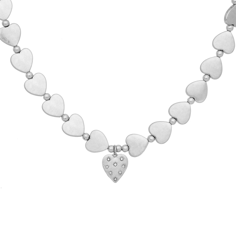 Bibi Bijoux Silver Love Is All Around Necklace