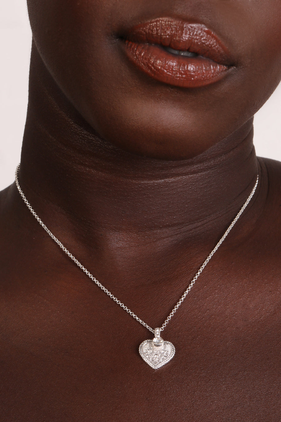 Silver Heart Necklace 