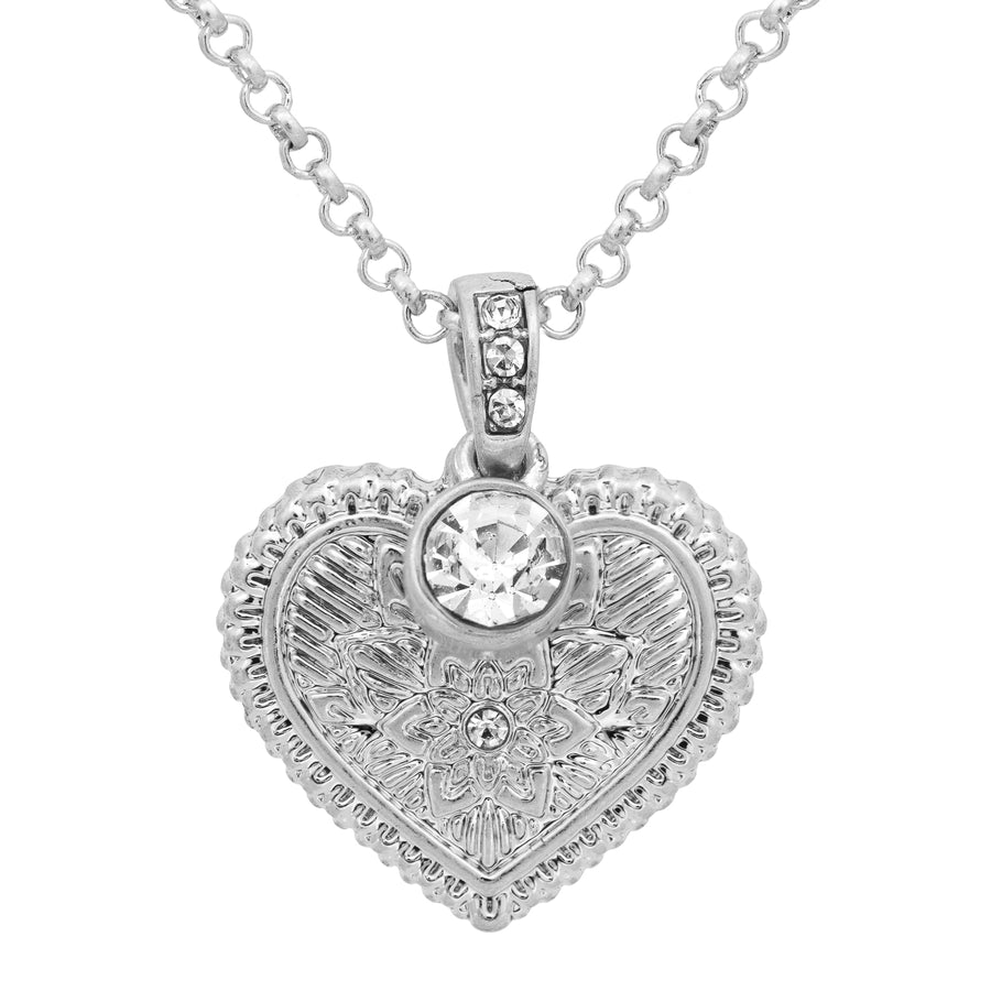 Silver Heart Necklace 