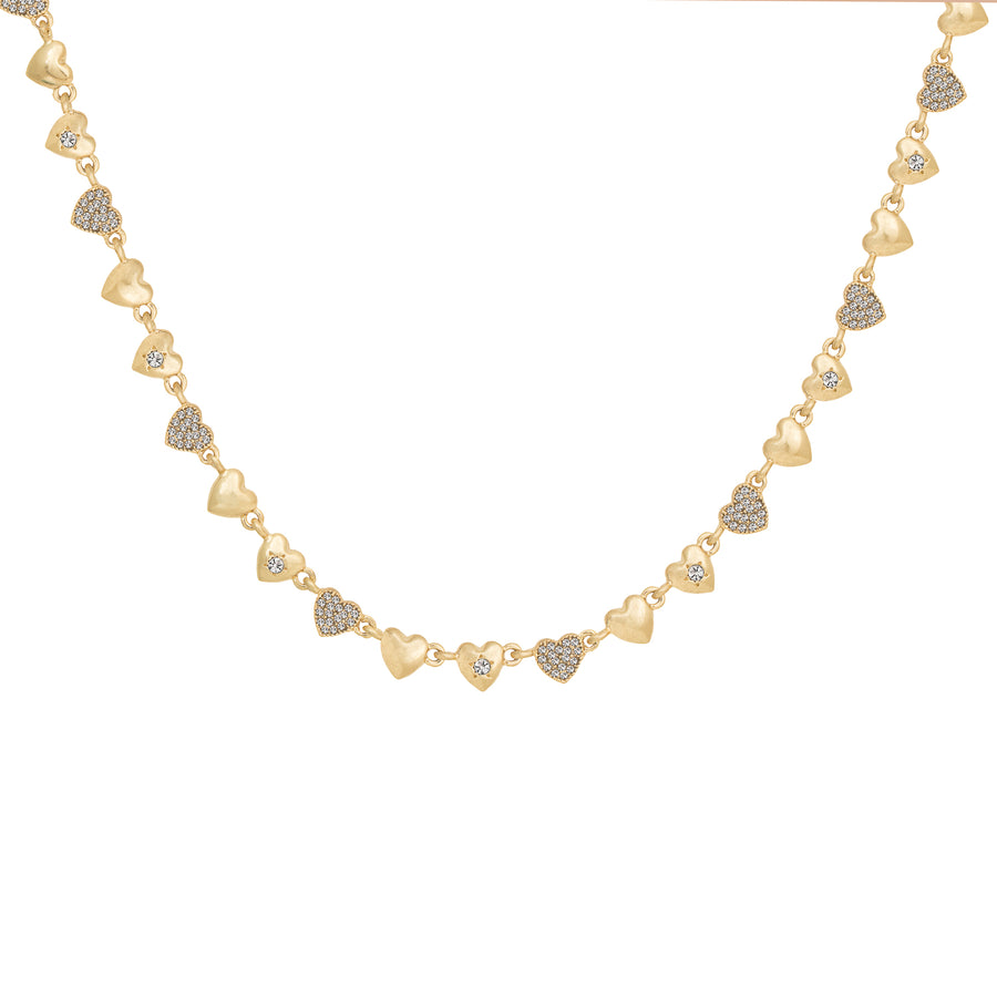 Bibi Bijoux Gold I Heart You Necklace