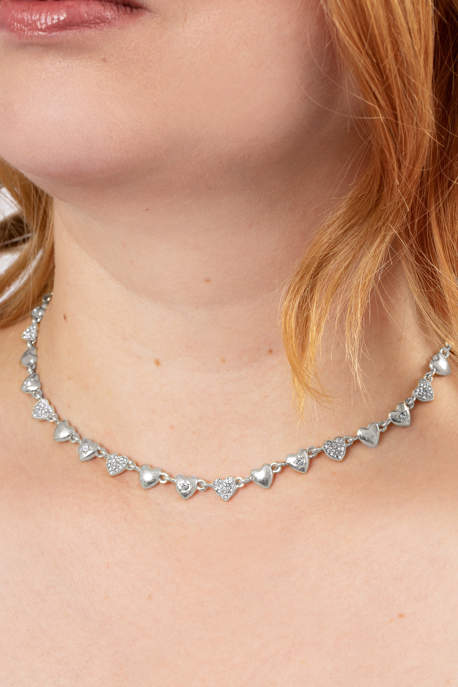 Bibi Bijoux Silver I Heart You Necklace