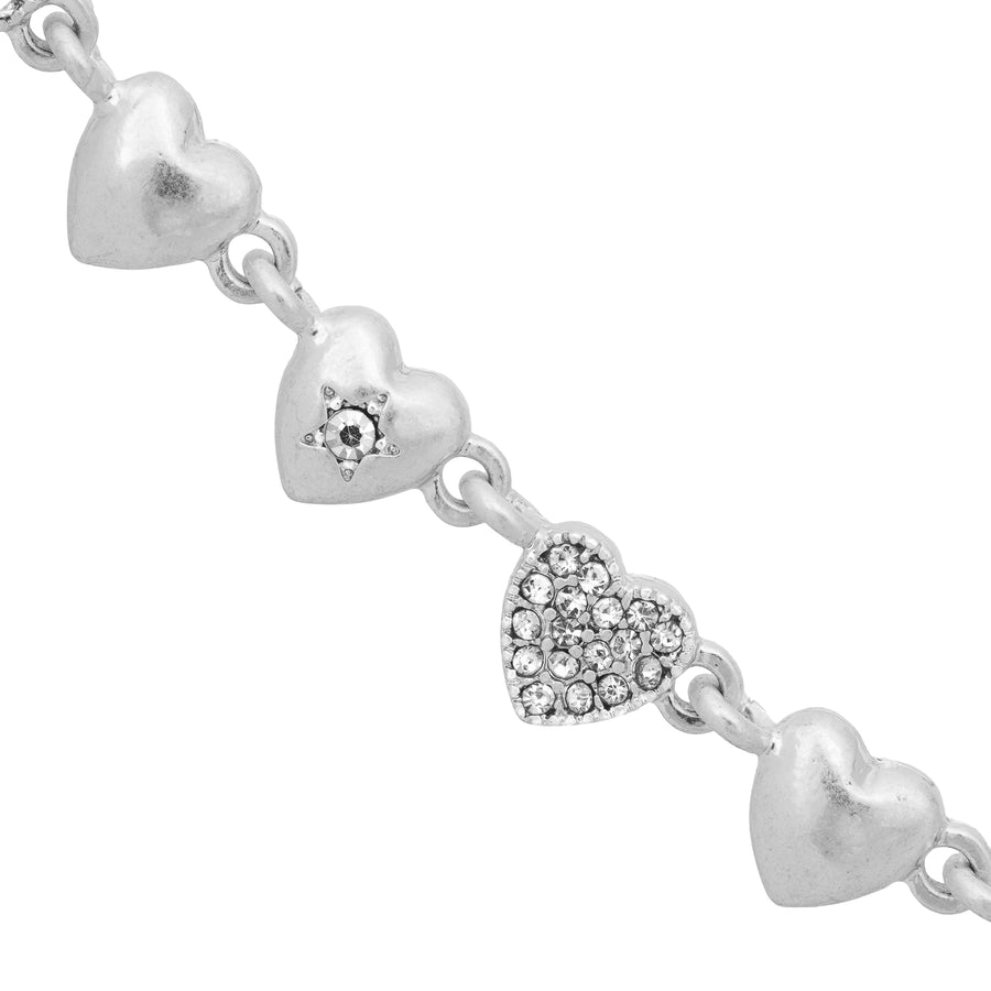 Bibi Bijoux Silver I Heart You Necklace