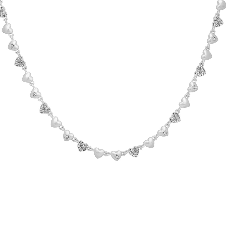 Bibi Bijoux Silver I Heart You Necklace