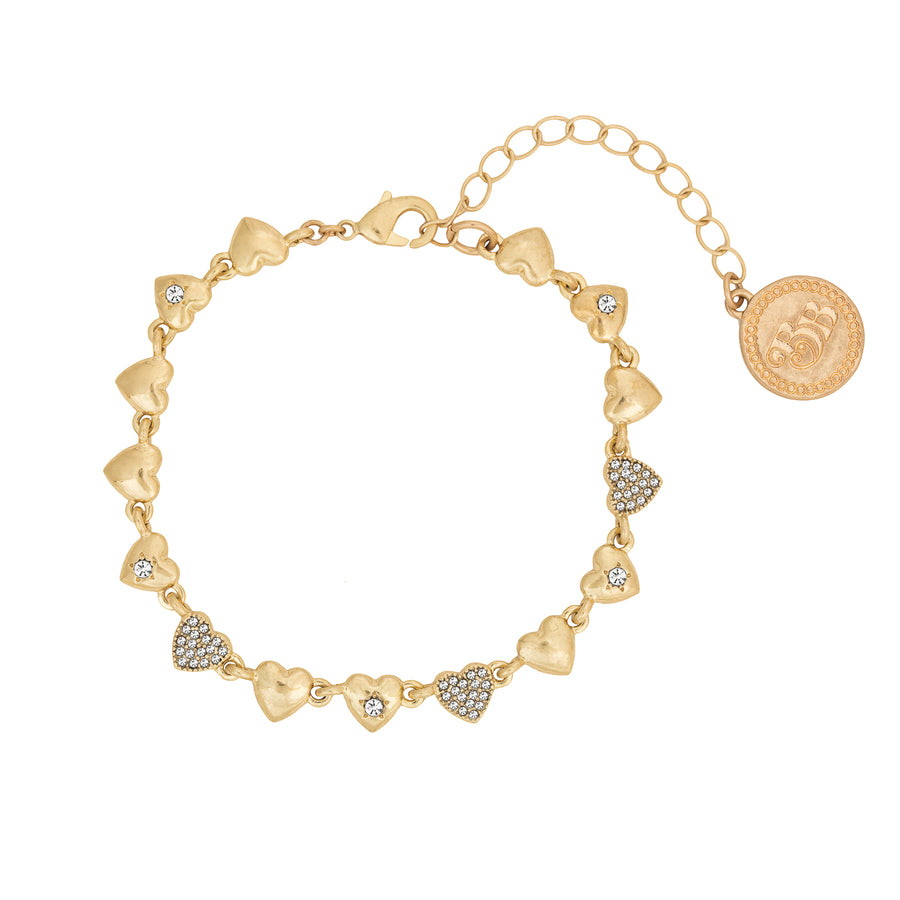 Bibi Bijoux Gold I Heart You Bracelet