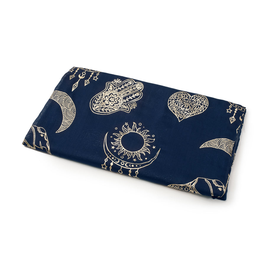 Women's Navy Scarf 