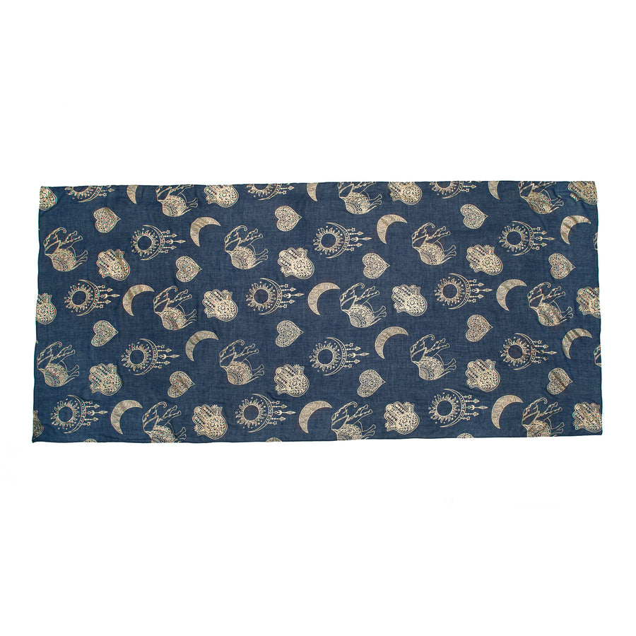 Women's Navy Scarf 