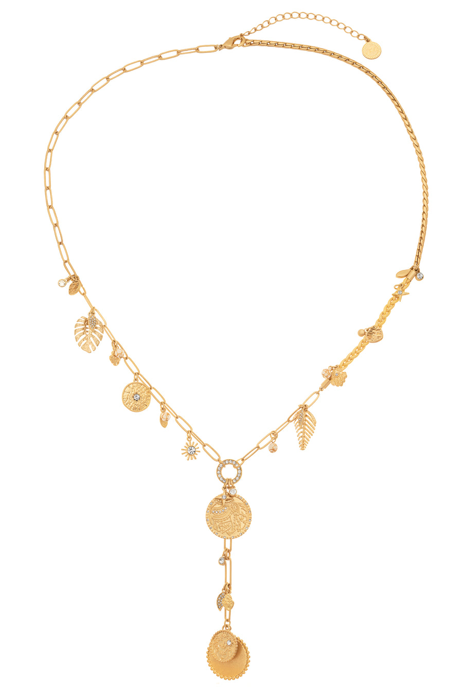 Bibi Bijoux Gold Ibiza Lariat Necklace
