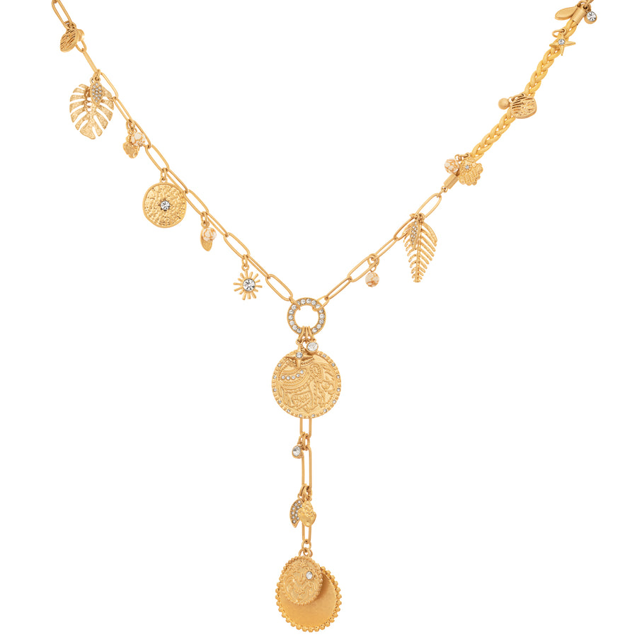 Bibi Bijoux Gold Ibiza Lariat Necklace