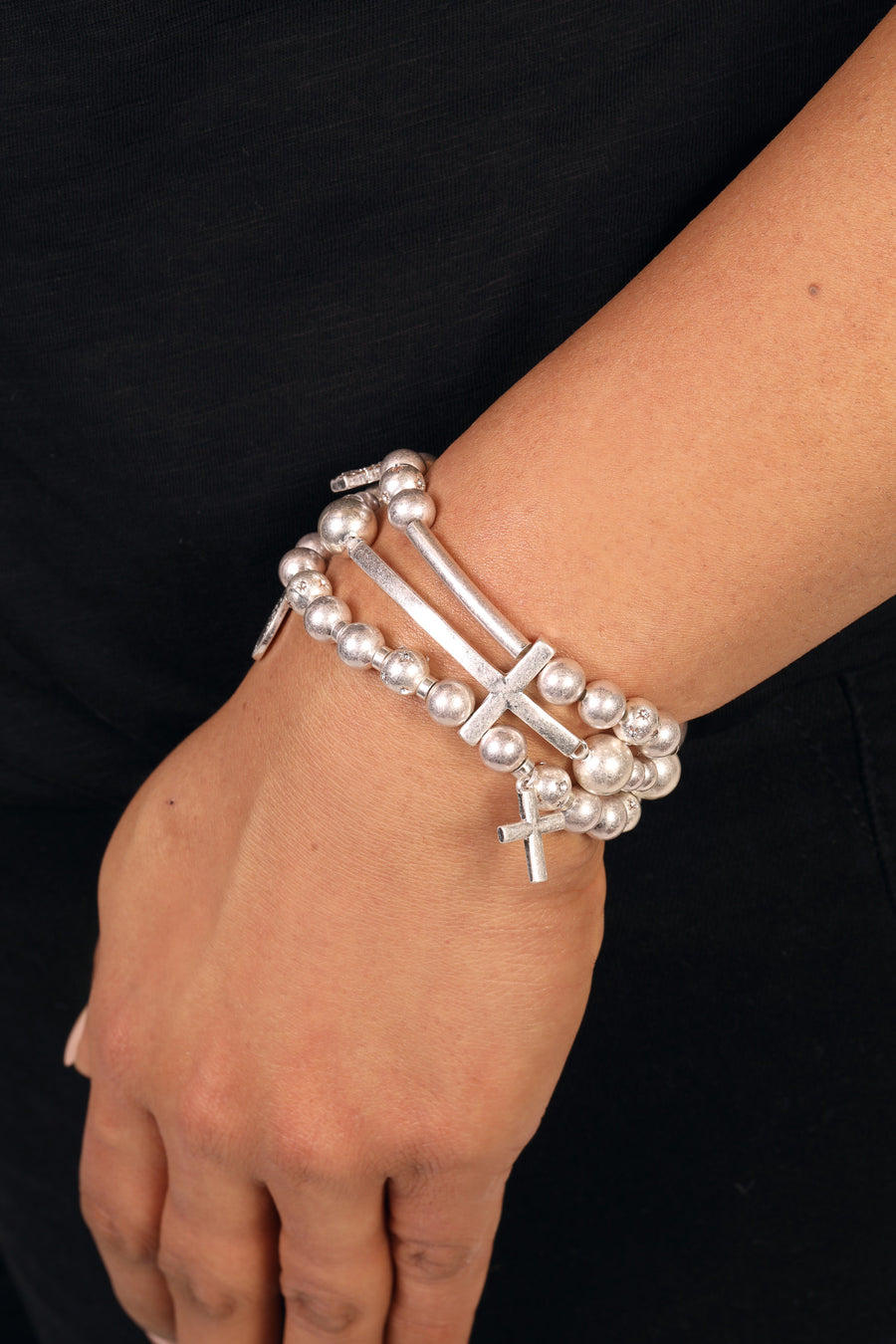 Bibi Bijoux Silver Celtic Ball Bracelet