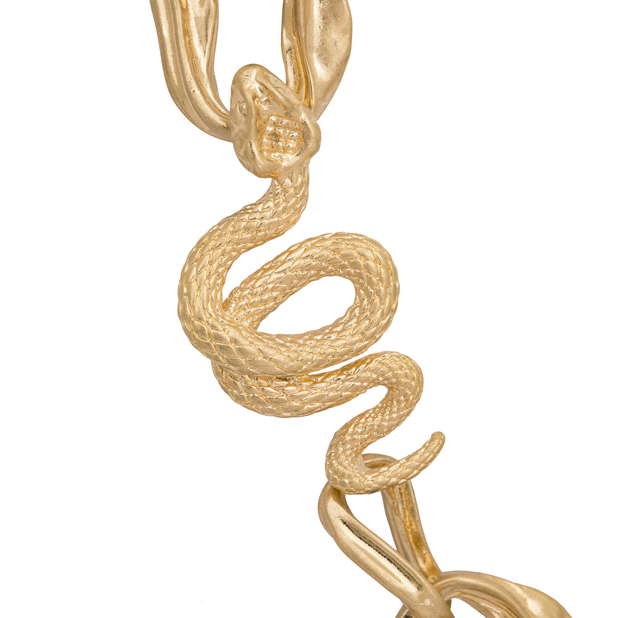 Bibi Bijoux Gold Serpent Necklace