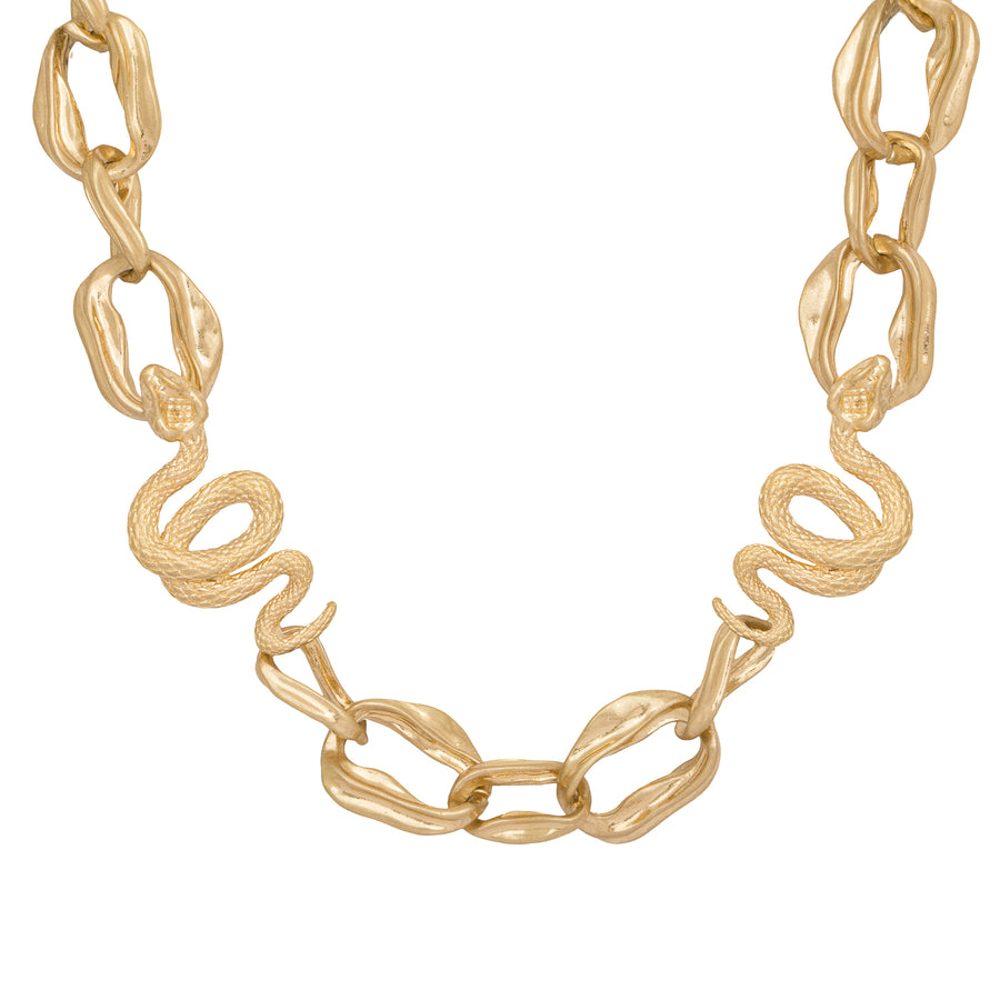 Bibi Bijoux Gold Serpent Necklace