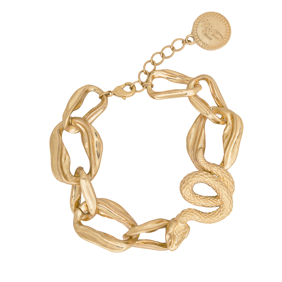 Bibi Bijoux Gold Serpent Bracelet