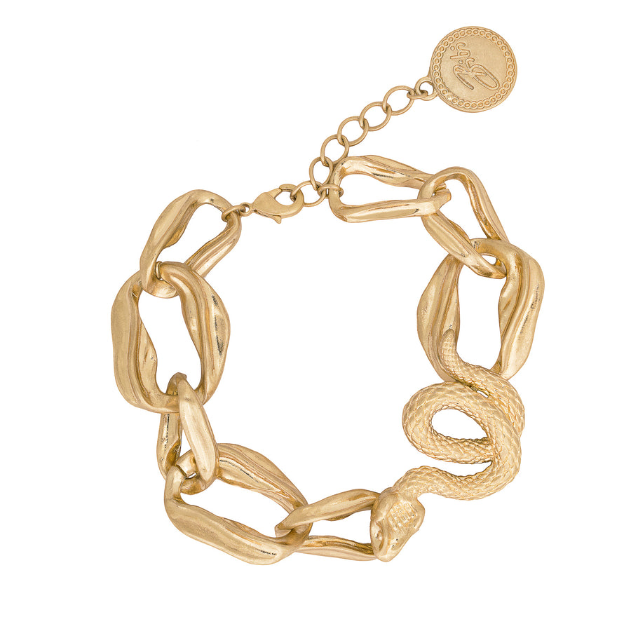 Bibi Bijoux Gold Serpent Bracelet