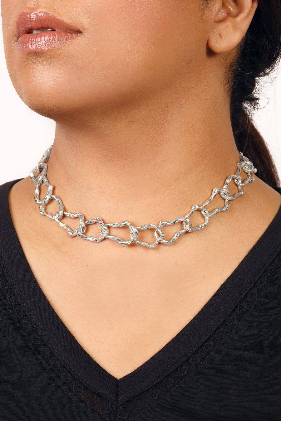 Silver Ritzy Necklace