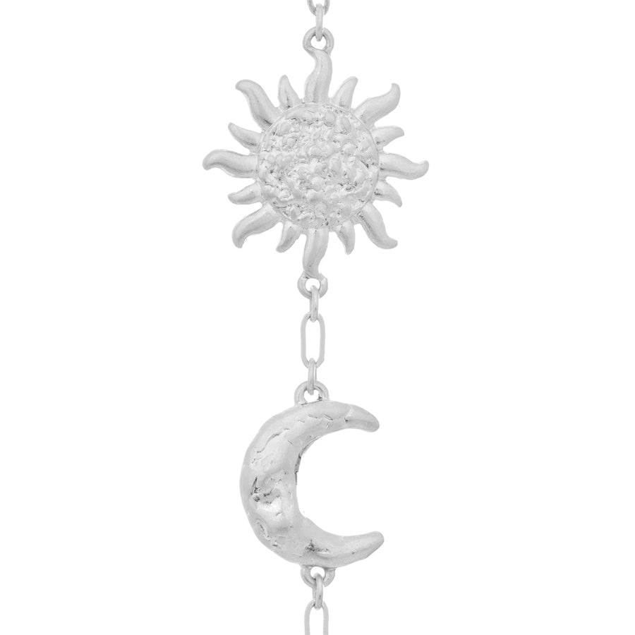 Bibi Bijoux Silver Cielo Lariat necklace