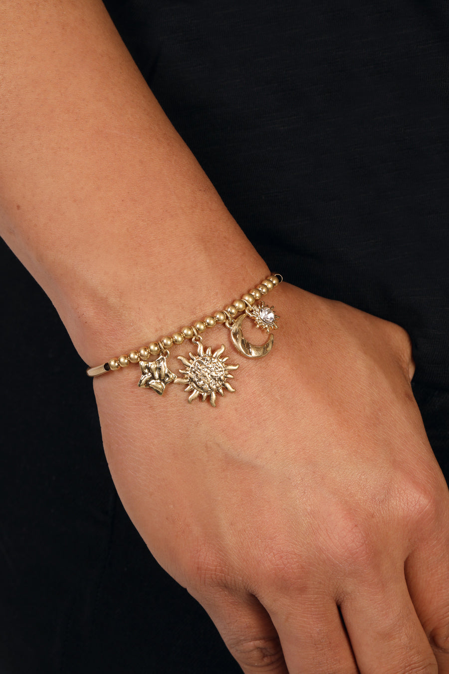 Bibi Bijoux Gold Cielo Ball Bracelet