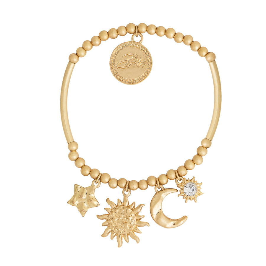 Bibi Bijoux Gold Cielo Ball Bracelet